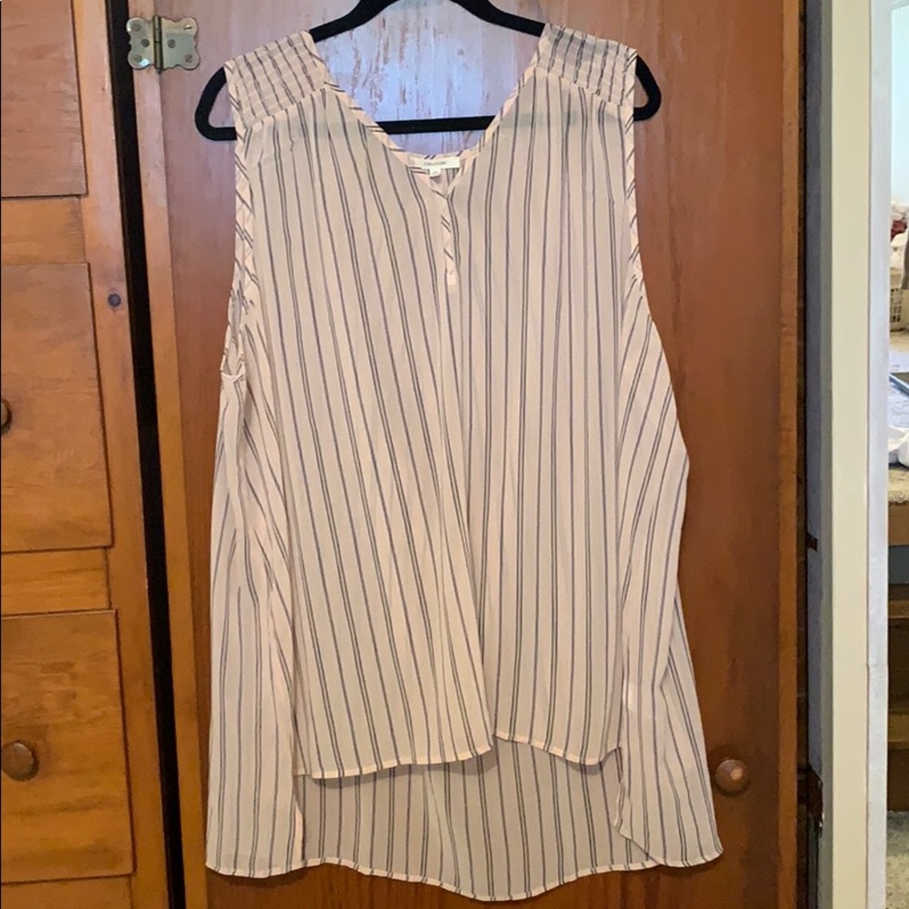 Smocked Shoulder Tank